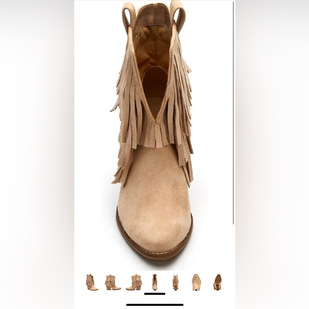 NWT western fringe boots